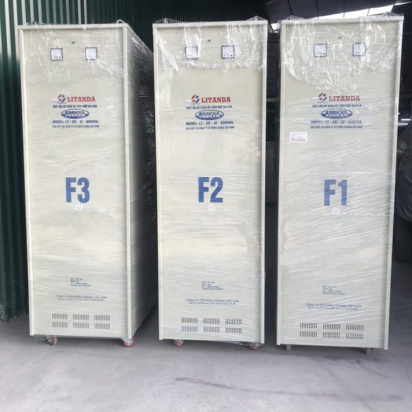 Máy ổn áp Litanda 600KVA 3 pha của công ty cổ phần Litanda Việt Nam được sản xuất bằng 100% dây đồng, bảo hành 4 năm...