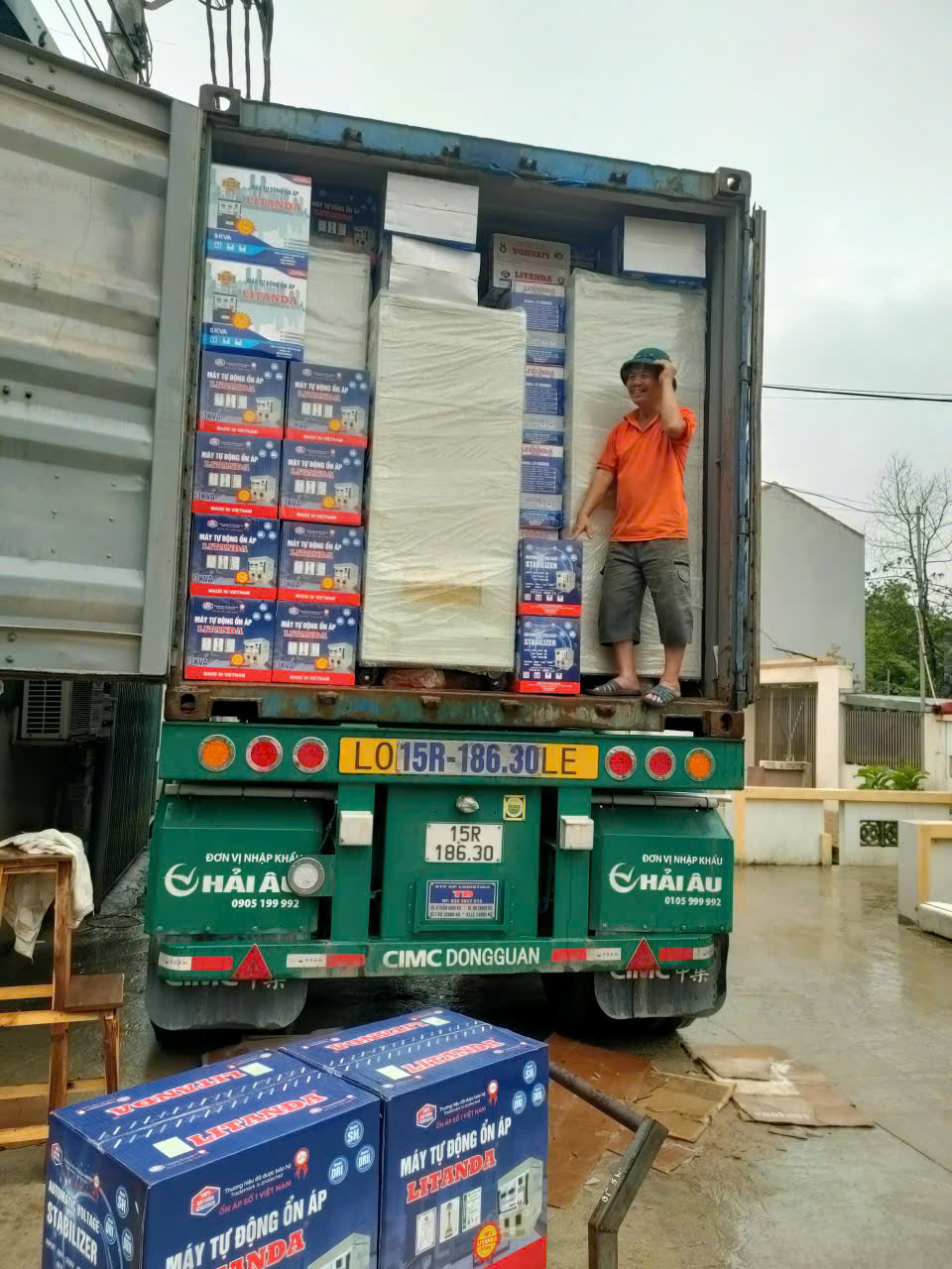 Hình ảnh Litanda xuất hàng đi các đại lý khắp miền bắc