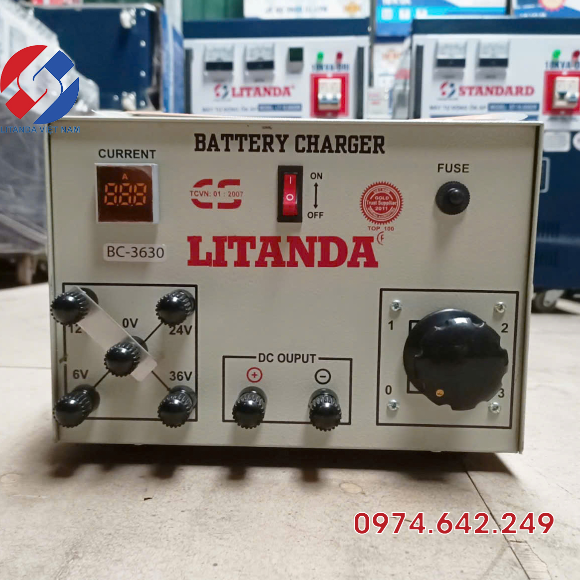 Máy nạp ắc quy Litanda 