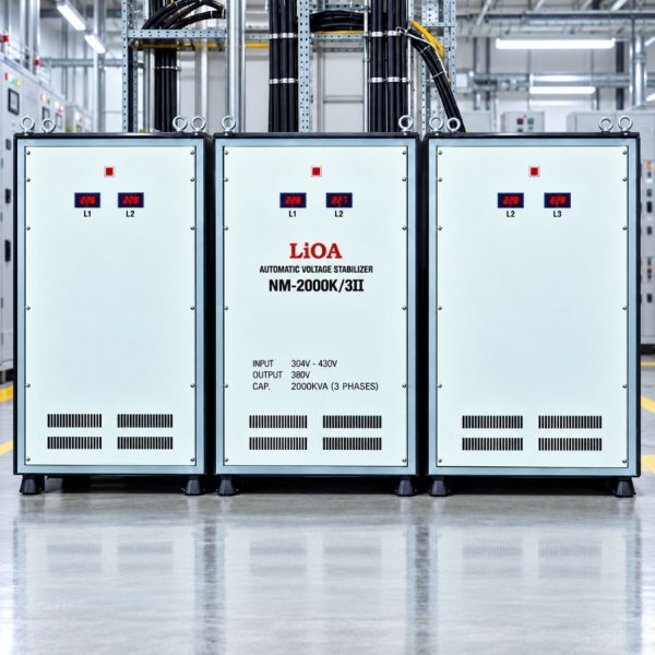 on-ap-lioa-2000kva-3-pha-nm-2000kii-1-2 Công ty chúng tôi chuyên cung cấp ổn áp Lioa 2000KVA 3 pha NM-2000KII có dải điện áp vào 304V-430V. Máy có công suất tối đa 2000KVA 3 pha.