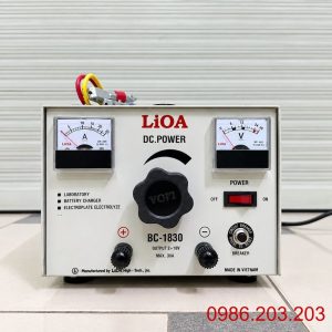 Máy nạp ắc quy Lioa BC-1830 chuyên dùng nạp điện an toàn và hiệu quả cho bình ắc quy, cấp nguồn ổn định cho các thiết bị điện dân dụng và công nghiệp.