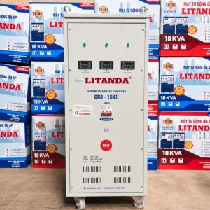 Ổn Áp 15KVA 3 Pha Model DR3-15KII Chính Hãng Dây Đồng