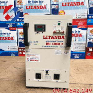 Ổn áp 15KVA dải 90V (DRI-15000II) chuyên dùng cho khu vực điện yếu vừa, cung cấp nguồn ra ổn định giúp bảo vệ an toàn cho toàn bộ thiết bị điện gia đình.