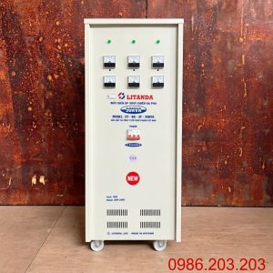 Máy biến áp Litanda 30KVA 3 pha của công cổ phần Litanda Việt Nam được làm bằng 100% dây đồng nhập khẩu, chạy êm, chịu tải lớn, tiết kiệm điện, bảo…
