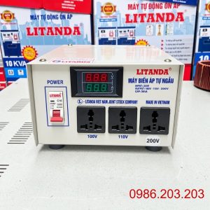 Biến áp 3kVA 220V ra 200V chuyên dùng đổi nguồn điện áp, cung cấp nguồn điện chuẩn cho các thiết bị điện nhập khẩu từ Nhật Bản.