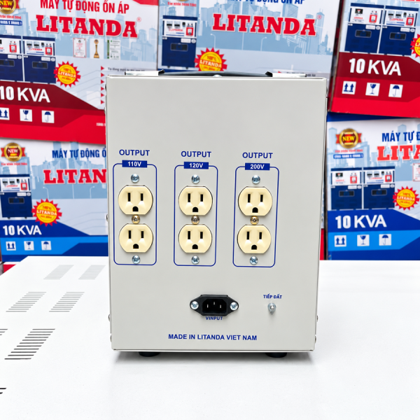 Máy biến áp cách ly 3KVA chuyên dùng đổi nguồn và chống giật, cung cấp nguồn điện an toàn cho các thiết bị điện dân dụng hoặc thiết bị âm thanh.