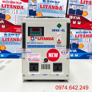 Máy biến áp cách ly 5KVA Litanda có chức năng cách điện chống giật, chống nhiễu cho âm thanh, Audio. Máy còn được sử dụng cho các thí nghiệm