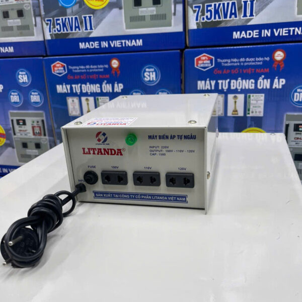 bien ap tu ngau 1500va doi nguon 220v ra 110v 2