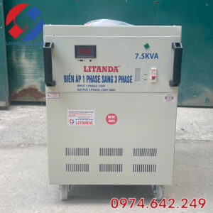Bien ap 7.5kva 1 pha sang 3 pha