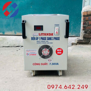 Bien ap 7.5kva 1 pha sang 3 pha 1