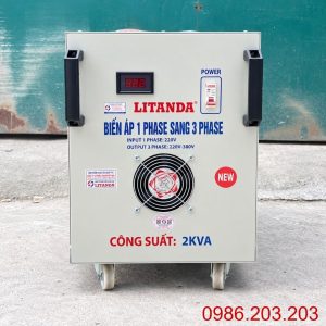 Biến áp 2KVA 1 pha sang 3 pha là giải pháp kinh tế - tiện lợi cho các cá nhân, hộ kinh doanh và doanh nghiệp cần sử dụng thiết bị điện 3 pha nhưng chỉ…