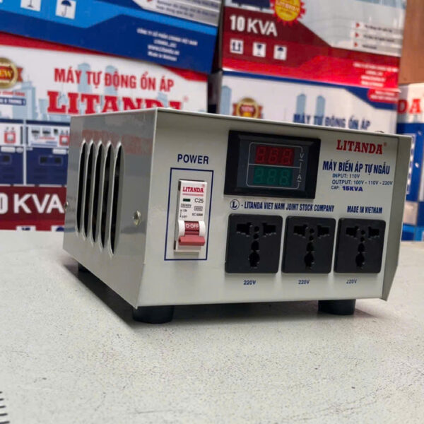 doi nguon 15kva vao 110v sang 220v 2