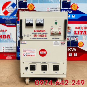Ổn áp 10KVA DRI-10000II 1 pha sở hữu dải điện áp rộng, phù hợp cho các khu vực điện lưới dao động thất thường để bảo vệ an toàn cho hệ thống điện gia đình.