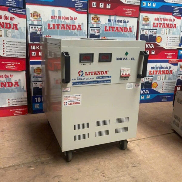 bien ap cach ly Litanda 1 pha 30kva cl 3