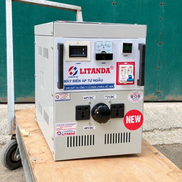 Biến áp vô cấp 50A vào 220V ra 48V/60V/72VDC dây đồng là thiết bị chuyên dụng trong hệ thống điện, giúp chuyển đổi điện áp xoay chiều (AC) 220V sang…