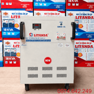 Ổn Áp Cách Ly 1 Pha 50KVA chuyên dùng cho khu vực điện yếu, tích hợp chống giật và lọc nhiễu, cung cấp nguồn điện sạch và an toàn cho thiết bị nhạy cảm.