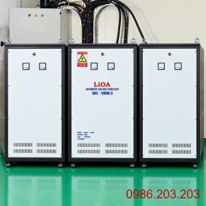 Ổn áp Lioa 3 pha 1000KVA SH3-1000KII là giải pháp ổn định điện áp công suất lớn, được thiết kế dành riêng cho các hệ thống điện có quy mô lớn như nhà…