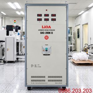 Ổn áp Lioa 3 Pha 200KVA SH3-200KII là thiết bị ổn định điện áp công suất lớn, được thiết kế chuyên biệt cho các đơn vị có nhu cầu sử dụng điện ba pha…