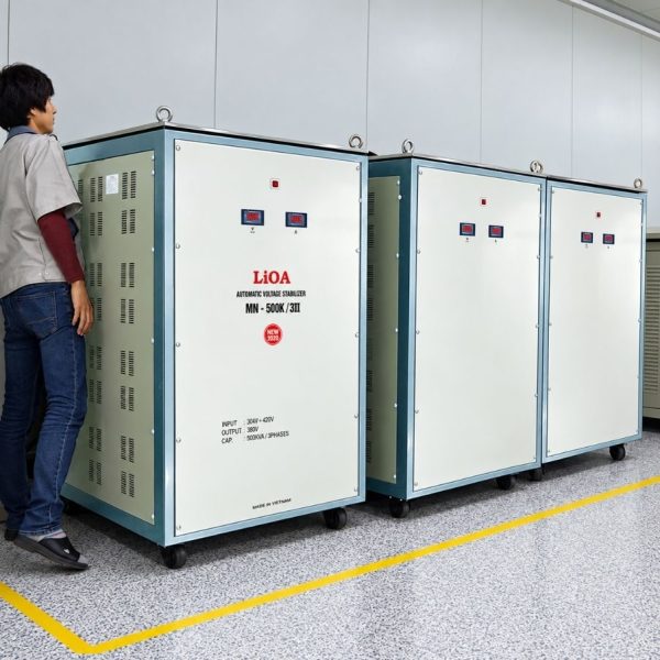Ổn áp Lioa 3 Pha 500KVA NM-500KII là dòng ổn áp công suất lớn, chuyên dùng trong các nhà máy, khu công nghiệp, trung tâm dữ liệu, tòa nhà cao tầng và…