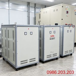 Ổn áp Lioa 3 pha 500KVA SH3-500KII là dòng ổn áp công suất lớn, chuyên dùng cho các nhà máy, khu công nghiệp, tòa nhà văn phòng, trung tâm thương mại…