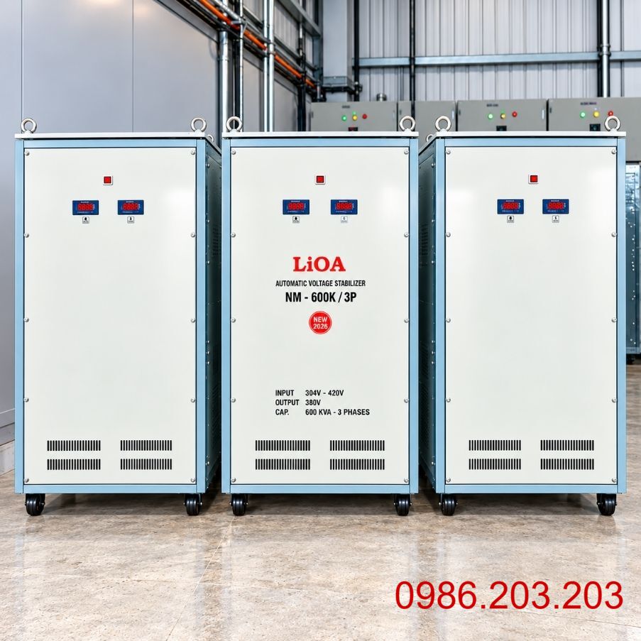 Ổn áp Lioa 3 Pha 600KVA NM-600KII là thiết bị ổn áp công suất lớn, được thiết kế dành riêng cho các hệ thống điện quy mô lớn như nhà máy sản xuất, khu…