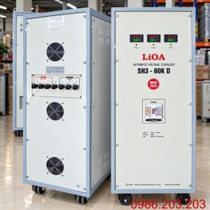 Ổn áp Lioa 3 Pha 60KVA SH3-60KII là thiết bị ổn áp công suất trung bình, được thiết kế chuyên dụng cho các nhà xưởng, xí nghiệp vừa và nhỏ, nhà hàng…