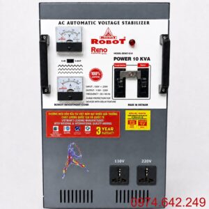 Ổn Áp Robot Reno 1 Pha 10KVA 150V-250V