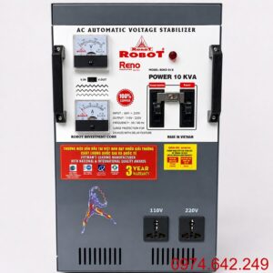Ổn Áp Robot Reno 1 Pha 10KVA 60V-240V