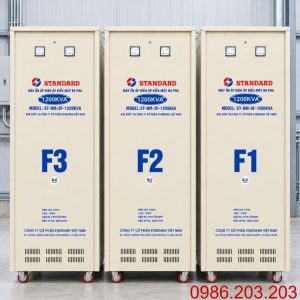Ổn áp Standard 3 Pha 1200KVA NM-1200K/3II là thiết bị ổn áp công suất lớn, được thiết kế chuyên biệt cho các nhà máy, khu công nghiệp, dây chuyền sản…