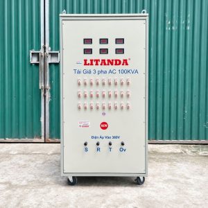 Tải giả AC 100KVA 3 Pha 380V là thiết bị chuyên dụng được sử dụng để thử tải, kiểm tra và đánh giá hiệu suất vận hành của các thiết bị điện công suất…