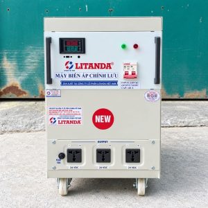 Biến áp chỉnh lưu 160A là thiết bị điện quan trọng, giúp chuyển đổi dòng điện xoay chiều (AC) 220V thành dòng điện một chiều (DC) 24V ổn định.