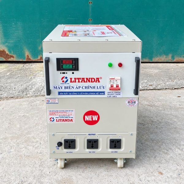 Biến áp chỉnh lưu 160A là thiết bị điện quan trọng, giúp chuyển đổi dòng điện xoay chiều (AC) 220V thành dòng điện một chiều (DC) 24V ổn định.