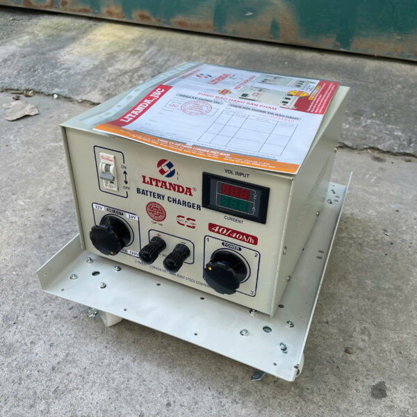 may nap ac quy 40a 110vdc 2