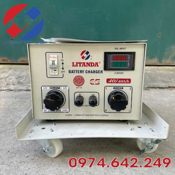 may nap ac quy 40a 110vdc