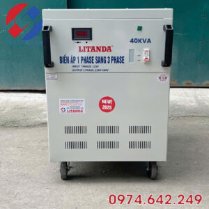 Bien ap 40kva 1 pha sang 3 pha 3