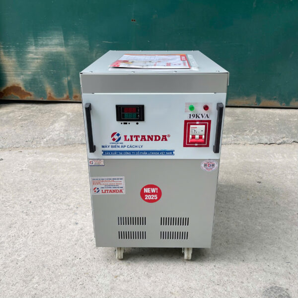Bien ap cach ly 19kva vao 380v 1 pha ra 68v 1