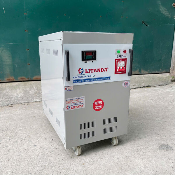Bien ap cach ly 19kva vao 380v 1 pha ra 68v 2