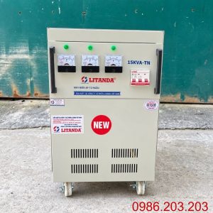 Biến áp 15KVA 3 pha vào 440V ra 220V chuyên dùng đổi nguồn điện áp công nghiệp 3 pha từ 440V sang 220V cho các loại máy móc và thiết bị nhập khẩu.