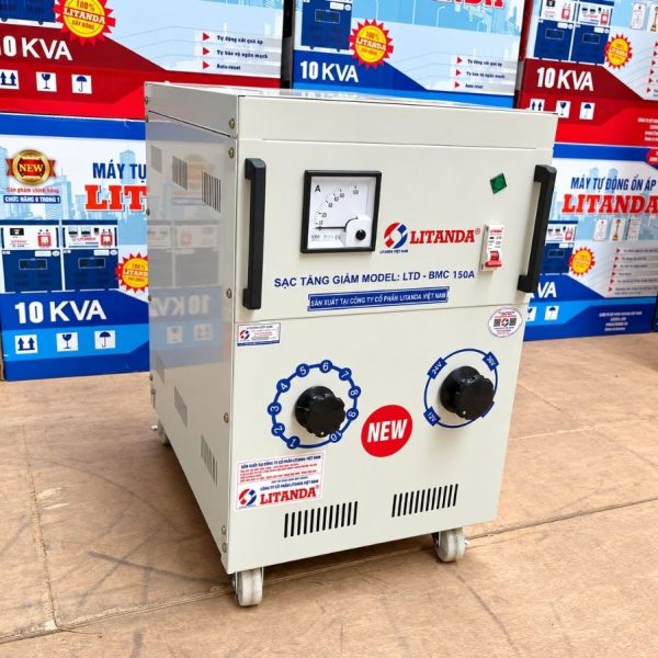 sac-tang-giam-150a-da-dien-ap-12v-24v-36v-48v-2 Sạc tăng giảm 150A đa điện áp là thiết bị chuyên dụng dùng để sạc ắc quy, pin điện hoặc hệ thống năng lượng có yêu cầu dòng lớn.