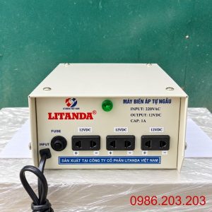 Biến áp 220VAC ra 12VDC 1A chuyên dùng chuyển đổi nguồn điện sang một chiều ổn định cho thiết bị điện tử nhỏ và mạch điều khiển.