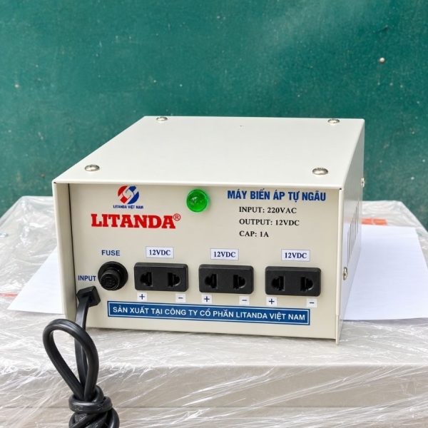 Biến áp 220VAC ra 12VDC 1A chuyên dùng chuyển đổi nguồn điện sang một chiều ổn định cho thiết bị điện tử nhỏ và mạch điều khiển.