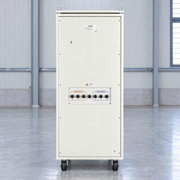 on-ap-standa-3-pha-75kva-sh3-75k-ii-mat-sau Ổn áp STANDA 3 pha 75KVA SH3-75KII là thiết bị ổn định điện áp công suất lớn, phù hợp sử dụng cho nhà xưởng, cơ sở sản xuất, tòa nhà, kho lạnh và hệ…