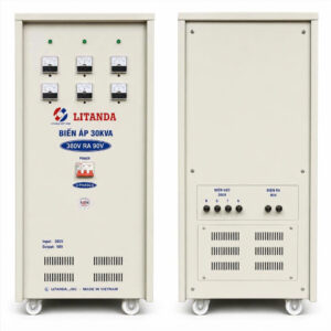 Biến áp 30KVA 380V ra 90V là thiết bị chuyên dụng dùng để hạ điện áp từ nguồn 380V xuống 90V