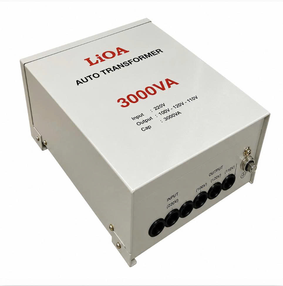 Biến áp LiOA 3000VA là dòng biến áp 1 pha công suất trung bình