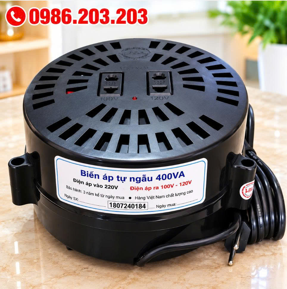 Biến Áp LiOA 400VA là dòng biến áp đổi nguồn công suất nhỏ