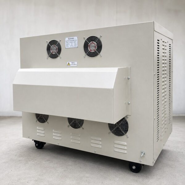 Biến áp Litanda 500KVA 3 pha là thiết bị điện công suất lớn, có nhiệm vụ biến đổi điện áp xoay chiều 3 pha từ mức điện áp đầu vào sang mức điện áp đầu ra phù hợp với yêu cầu sử dụng. Máy có thể được thiết kế để hạ áp, tăng áp hoặc chuyển đổi giữa các cấp điện áp như 380V, 220V và 200V