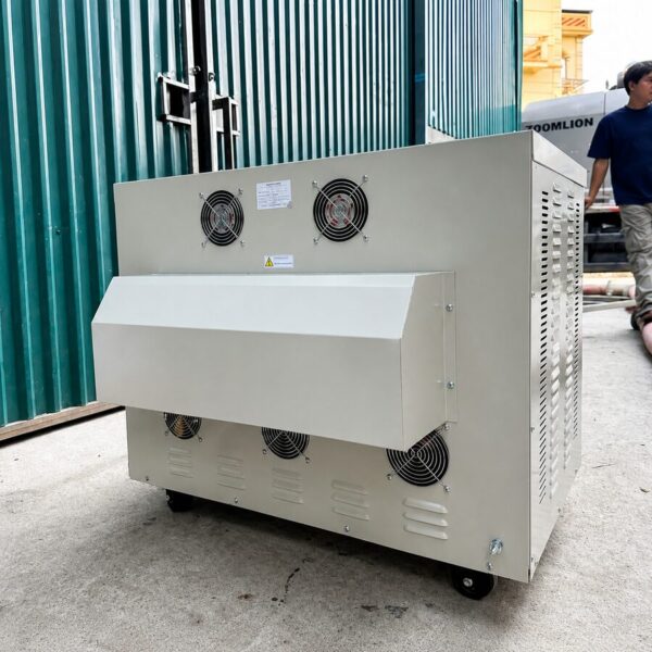 Biến áp Standard 3 pha 500KVA: Dòng máy biến áp hạ thế công suất lớn làm từ 100% dây đồng nguyên chất, chuyên dùng đổi nguồn điện từ 380V sang 220V/200V 3 pha,