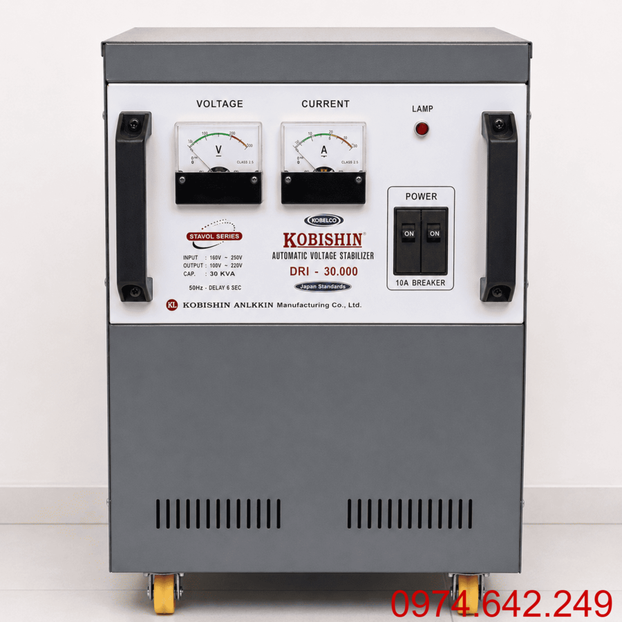 Ổn áp Kobishin 30KVA là danh mục tổng hợp các dòng ổn áp công suất 30.000VA