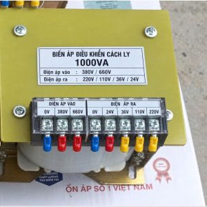 Biến áp điều khiển cách ly 1000VA Litanda vào 380V/660V ra 220V, 110V, 36V, 24V