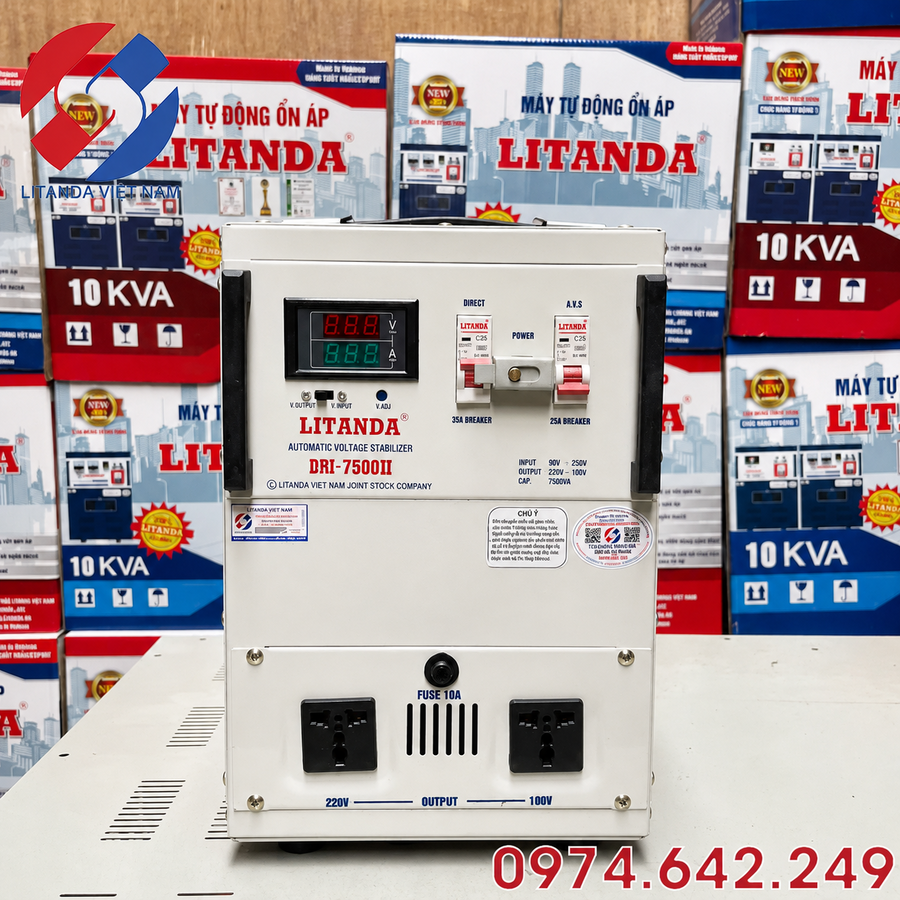So sánh LiOA 5kVA, 7.5kVA và 10kVA, giúp chọn công suất ổn áp phù hợp cho gia đình theo số điều hòa, tải thiết bị và nhu cầu sử dụng thực tế.